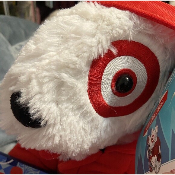 Target Stores 2013 Holiday Bullseye Dog  Plush Snowboard Hoodie 12” Toy Has Tag - Picture 12 of 16